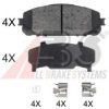 JEEP 68212327AB Brake Pad Set, disc brake